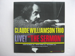 ＊【LP】CLAUDE WILLIAMSON TRIO／LIVE “THE SERMON”（FSR-105）（輸入盤）