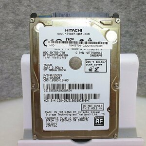 HD4671★HITACHI★2.5インチHDD★750GB★HTS547575A9E384★即決！