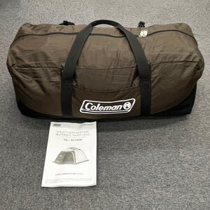 未使用品 Coleman コールマン Weather masuter ウェザーマスター スクリーンタープ/400 型番：2000027284 ブラウン [E1350]