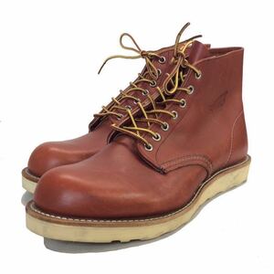 RED WING レッドウィング 8166 アイリッシュセッター プレーントゥ ブーツ ブラウン 91/2D