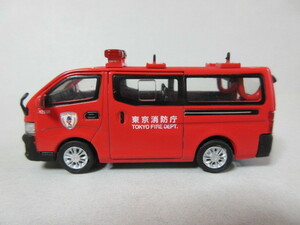 ★新品　1/64　★東京消防庁　TOKYO Fire Dep.　査察広報車　Nissan NV350　★Era Car　長さ8cm　トミカサイズ