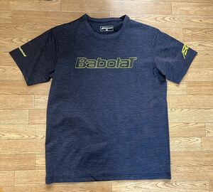【送料込】BABOLAT バボラ メンズTシャツ XL ダークグレー BUP2566C