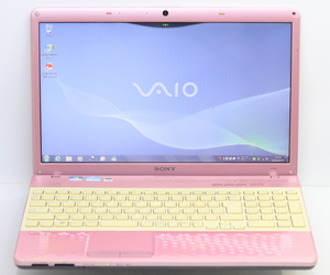 SONY VAIO E VPCEH28FJ/Core i5-2430M(2.40GHz/2コア4スレッド 最大3.00GHz)/8GBメモリ/HDD320GB/15.5TFT/Windows7 Home Premium #0513