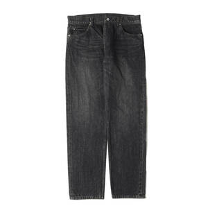 新品 Subculture サブカルチャー パンツ サイズ:3 24AW 100本限定 BerBerJin ヴィンテージ加工 デニムパンツ (DENIM PANTS) ブラック