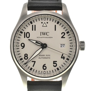 IWC SCHAFFHAUSEN IW327012 パイロットウォッチ マーク XVIII デイト 自動巻き メンズ 美品 箱・保証書付き C#135743