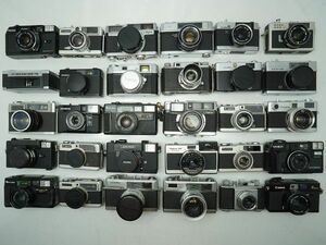 ★レンジファインダーなど★TOPCON/minolta/RICOH/OLYMPUS/Canon/FUJICA/Konica/ 等 計:30点まとめ【ジャンク品】30168