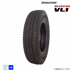 165/80R14 91/90N ブリヂストン BLIZZAK VL1 新品 1本のみ スタッドレスタイヤ 2022年製