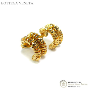 ボッテガ ヴェネタ （BOTTEGA VENETA） フープ ピアス ゴールド 両耳用（新品）