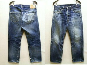 即決[W34]LVC サンプル級の鬼ヒゲ 55501-0017 旧日本製 リジッド 501XX ビンテージ復刻 LEVI’S VINTAGE CLOTHING デニム パンツ■6865