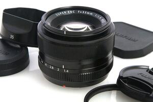 美品｜富士フイルム フジノンレンズ XF35mm F1.4 R CA01-A7660-2R6A FUJIFILM Xマウント ミラーレスカメラ用 標準単焦点レンズ