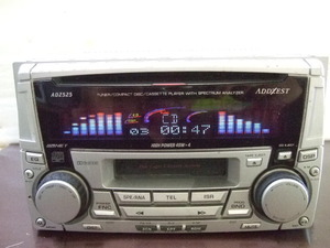 ★★　ADDZEST アゼスト　CD/カセットプレーヤー　ADZ５２５　O/Hずみ　完動品　★★