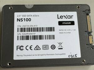 Lexar SSD 256GB【動作確認済み】0315　