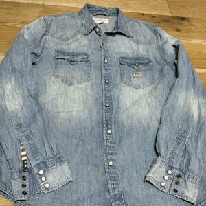 Denim & Supply ラルフローレン デニム ロング シャツ 長袖 L