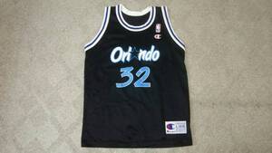 良好 90s USA製 チャンピオン OrlandoMagic オーランドマジック 32 シャキールオニール ユニフォーム 14-16 実寸XS程度 90年代 ビンテージ