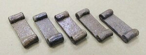 【残りわずか！逸品物！未使用品！】備前焼 松園 箸置 5個セット①