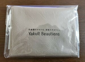 送料無料★マルチマスクポーチ Yakult Beautiens マスク入れ ポケットティッシュ入れ アイマスク付き