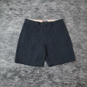 P762 CHAPS Wide Silhouette Chino Shorts Navy 38inch チャップス ワイド チノパン ショーツ ハーフパンツ 濃紺 W38 