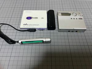 当時物 SONY ソニー MDウォークマン WALKMAN ウォークマン ポータブルMDプレーヤー MD MDJP MZ-E700 MZ-N910 通電確認済