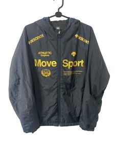 DESCENTE デサント MOVE SPORT ムーブスポーツ ナイロンジャケット ナイロンパーカー ブラック