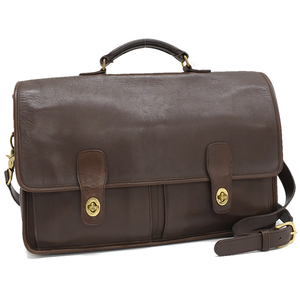 コーチ Prescott Briefcase ビジネスバッグ ブリーフケース 5275 レザー ブラウン ゴールド金具 COACH