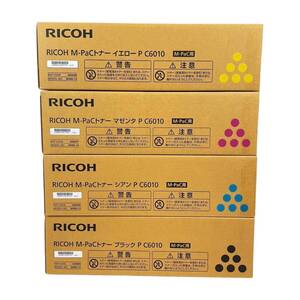 *送料無料* 【4色セット】RICOH M-Pacトナーブラック P C6010 / シアン/マゼンタ/イエロー 純正品・未使用