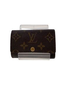 LOUIS VUITTON◆ミュルティクレ6_モノグラム_BRW/ブラウン/茶色/メンズ