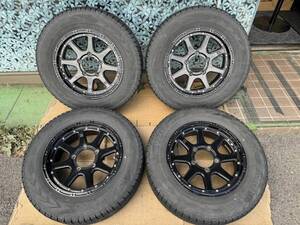 MLJ 16インチ 5.5J +20 139.7 5穴/ヨコハマアイスガード 175/80R16 2016年製 4本セット ジムニー #397-4