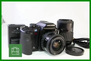 実用■到着後即使える■KONICA MINOLTA α-7 DIGITAL+24-50mm+100-300mm■バッテリー・チャージャー・8GB SDカード付き■OOO1009