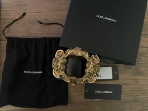 【本物】DOLCE&GABBANA バロックバックルベルト ドルチェ&ガッバーナ コレクションモデル