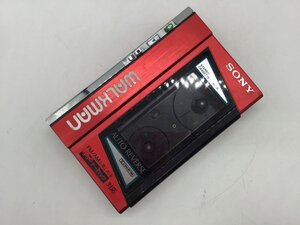 SONY WM-40 ソニー カセットプレーヤー WALKMAN ウォークマン レッド ジャンク品 [0266JP]