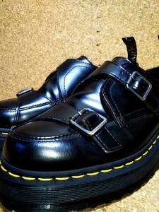 【Dr.MARTENS】ドクターマーチン シドニー ダブルモンクストラップシューズ UK9(28cm )SIDNEY DOUBLE MONK BLACK 厚底 入手困難【美品】