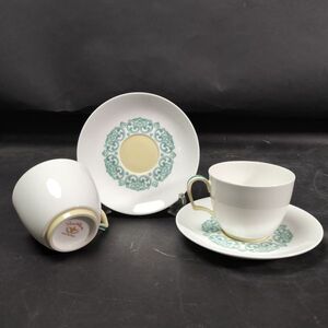 NORITAKE ノリタケ カップ＆ソーサー 2客 ペア 46～53年 アンティーク ① u240267