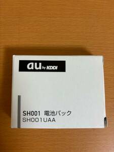 【送料160円】au 純正 電池パック SH001UAA 外箱/専用ケース/説明書 SH001,SH002,SH004,SH005,SH007 (E