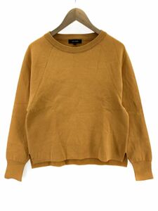 UNTITLED アンタイトル サイドスリット ニット セーター size2/マスタード ◇■ ☆ eaa9 レディース