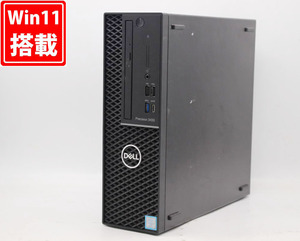 良品 DELL Precision T3430 SFF Windows11 八世代 i7-8700 16GB NVMe 512GB-SSD NVIDIA Quadro P620 Office付 中古パソコン 管:1046h