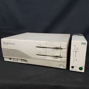 (通電のみ確認ジャンク品)NEC 日本電気PC-9801 RA RA21 　レトロPC パーツ取りにどうぞ 0525-11(10)