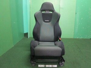 H19年 ●アコード (ユーロR) ABA-CL7 【RECARO】 レカロ 運転席シート 右● 純正 ※レール欠品 【岐阜発】《個人宅配送不可》