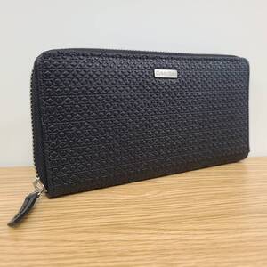 長財布 ロングウォレット ck Calvin Klein カルバンクライン メンズ 男性 ブラック Zip Aroiund Wallet　　　ｗ24122402-1f