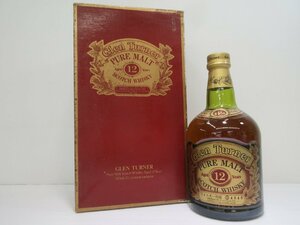 グレンターナー 12年 ピュアモルト Glen Turner PURE MALT 700ml 43% スコッチウイスキー 特級 未開栓 古酒 箱付き/A39946