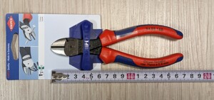 クニペックス【KNIPEX】160㎜7402-160 （SB）強力型斜ニッパー（硬線用） 新品未使用★在庫あり