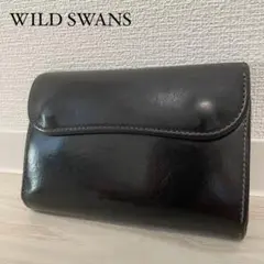 WILD SWANS ワイルドスワンズ　BYRNE バーン 三つ折り 財布　黒