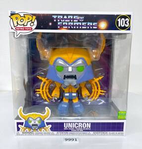 Funko Pop Exclusive Transformers Unicron 10" inch Figure #103 Limited Edition 海外 即決