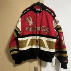 古着　レッド　90s Winston Cup レーシングジャケット