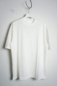 新品 THYARD スヤード SHIPS別注 ニューラウンドテール クルーネック 和紙 ドロップ Tシャツ 半袖 カットソー 112-11-5552 白 M 本物 707O