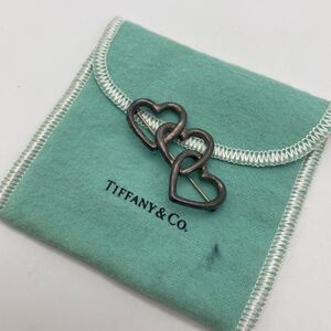 TIFFANY&Co. ティファニー ブローチ トリプルハート シルバー 小物 P3734