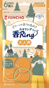 【まとめ買う-HRM20638246-2】虫よけカオリング大人用　６個入 【 大日本除虫菊（金鳥） 】 【 殺虫剤・虫よけ 】×5個セット