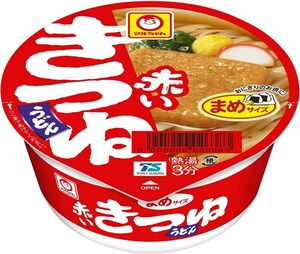 東洋水産 赤いきつね マルちゃん 赤いまめきつねうどん 41g×12個 (ミニサイズ)