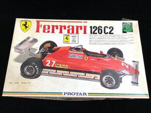 【和の美】 PROTAR プロター　1/12 スケール　Ferrari フェラーリ 126 C2 TURBO　レア 希少　Mod.16188　イタリア製　箱・説明書付き