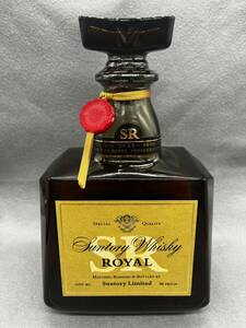 未開栓 サントリーウイスキー SUNTORY WHISKY ローヤル ROYAL SR リミテッド クイーンサイズ 1000ml 古酒 43%