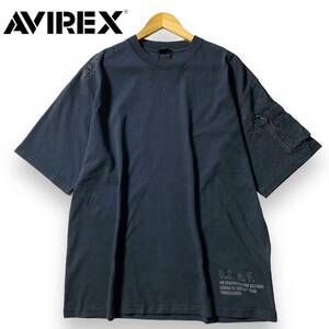 【XL】新品 アヴィレックス 半袖 Tシャツ AVIREX コットン 吸汗速乾 USAF インナー 3134051 春夏 ミリタリー 軍物 ◆R752